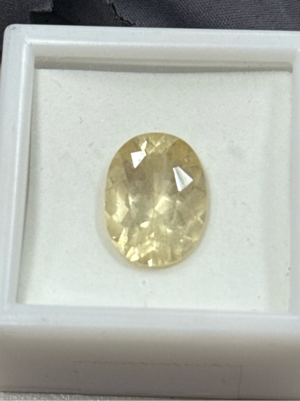 8ct Yellow Sapphire Oval Cut 12x10mm Natural Loose Gemstone Statement Size